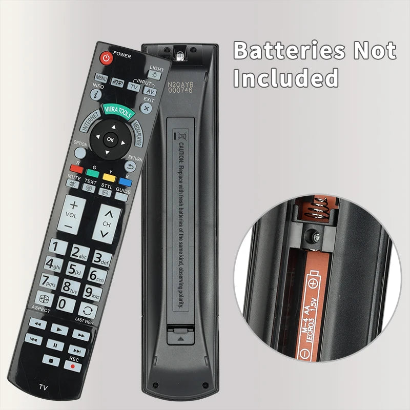 N2QAYB000746  TV Remote Control For Panasonic TV TH-L42ET50A TH-L47DT50A TH-L55WT50A TH-P50ST50A