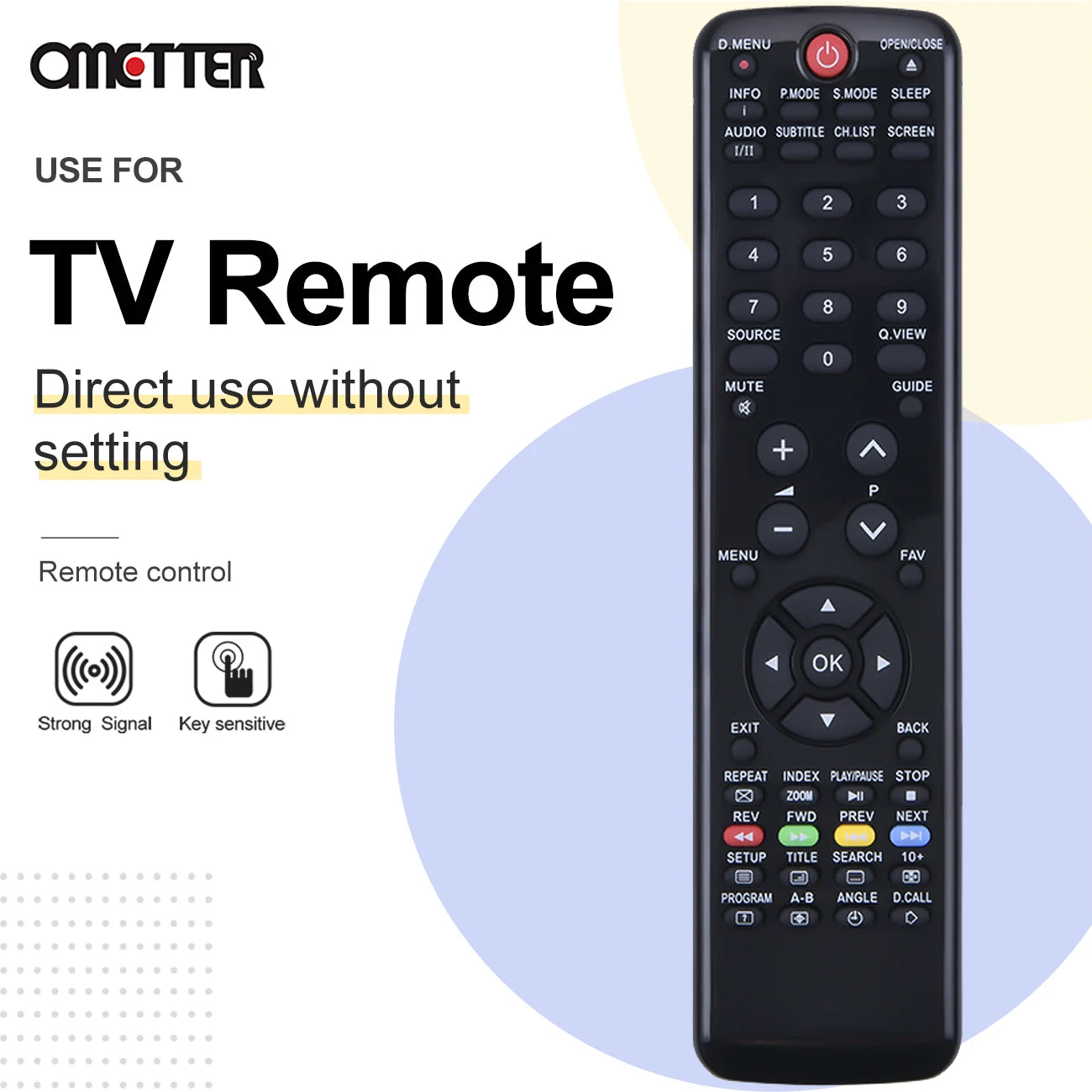 HTR-D06A for Haier TV Remote Control LE22G610CF LE24G610CF LE29C810CF LET32C800HF LET39C800 LET50C800HF