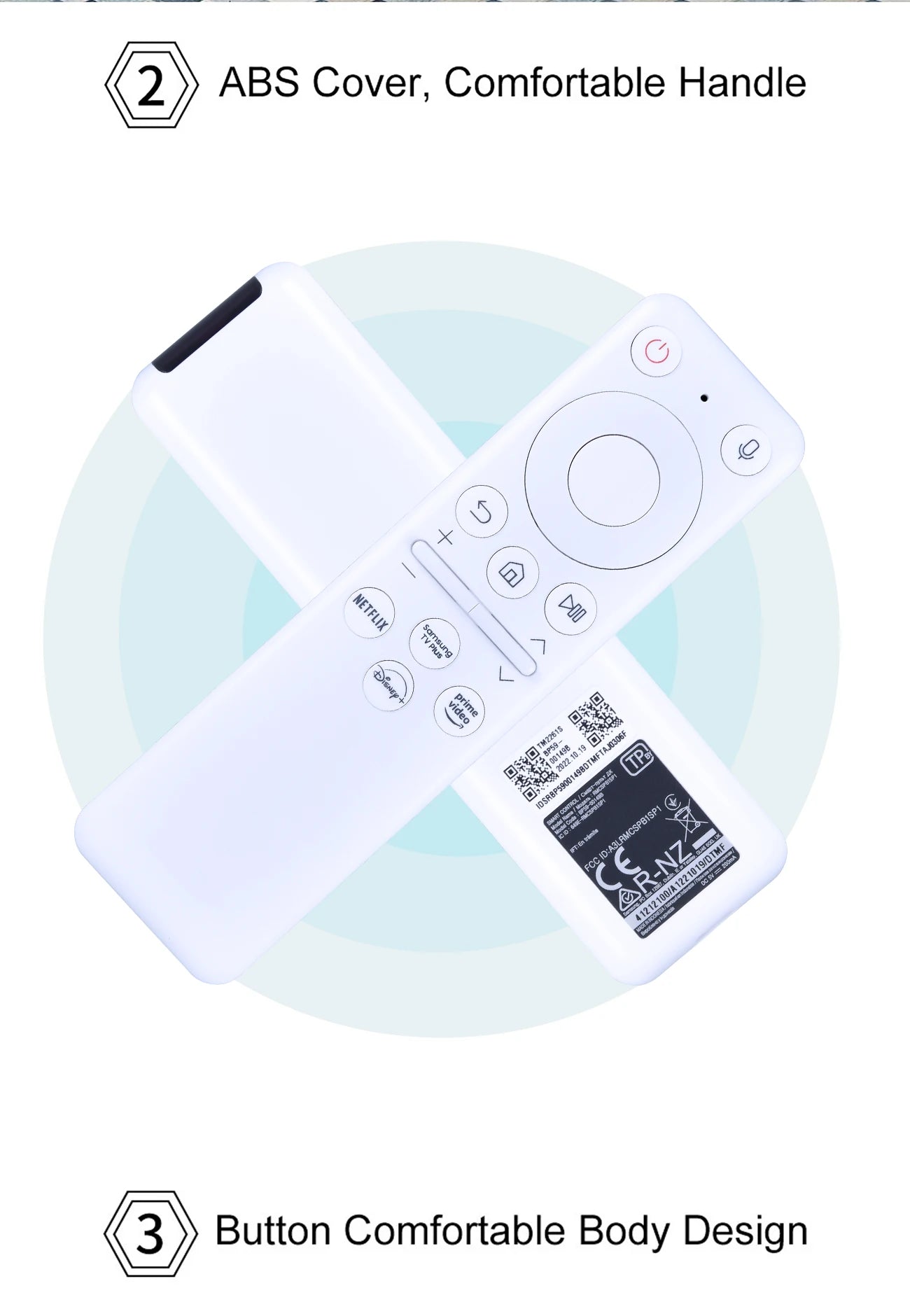 BN59-01432D / BN59-01432A / 01432B / 01432C Remote Control for Samsung Smart TVs Compatible with TM2360E