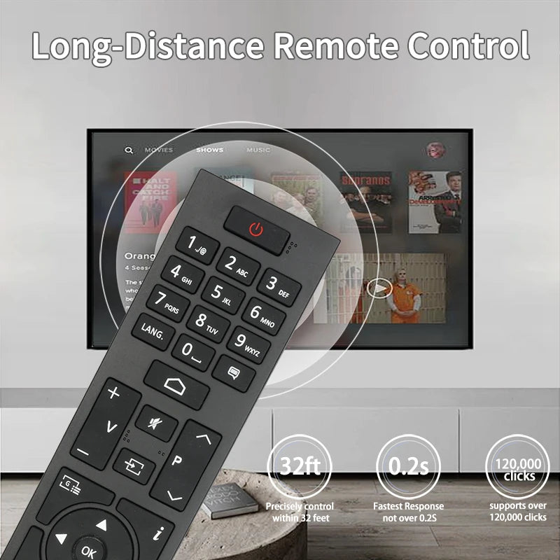 Toshiba TV Remote Control  With Netflix YouTube Buttons CT-8557 RC43157 24WA2063DA 32WA2063DA