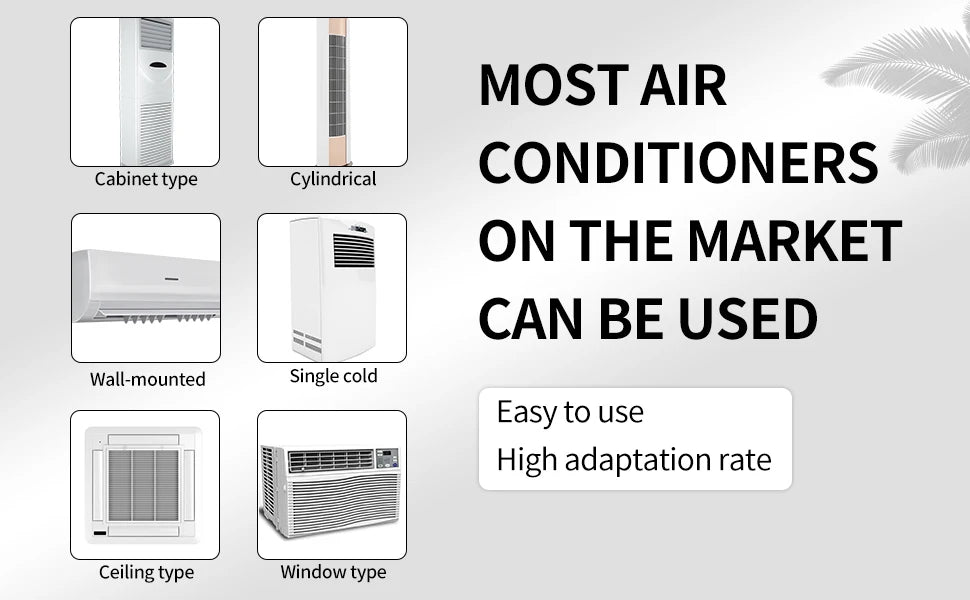 Universal K-1028E Air Conditioner Remote Control for Haier, Hitachi, Panasonic, LG, Sharp, Gree, Midea and other brands