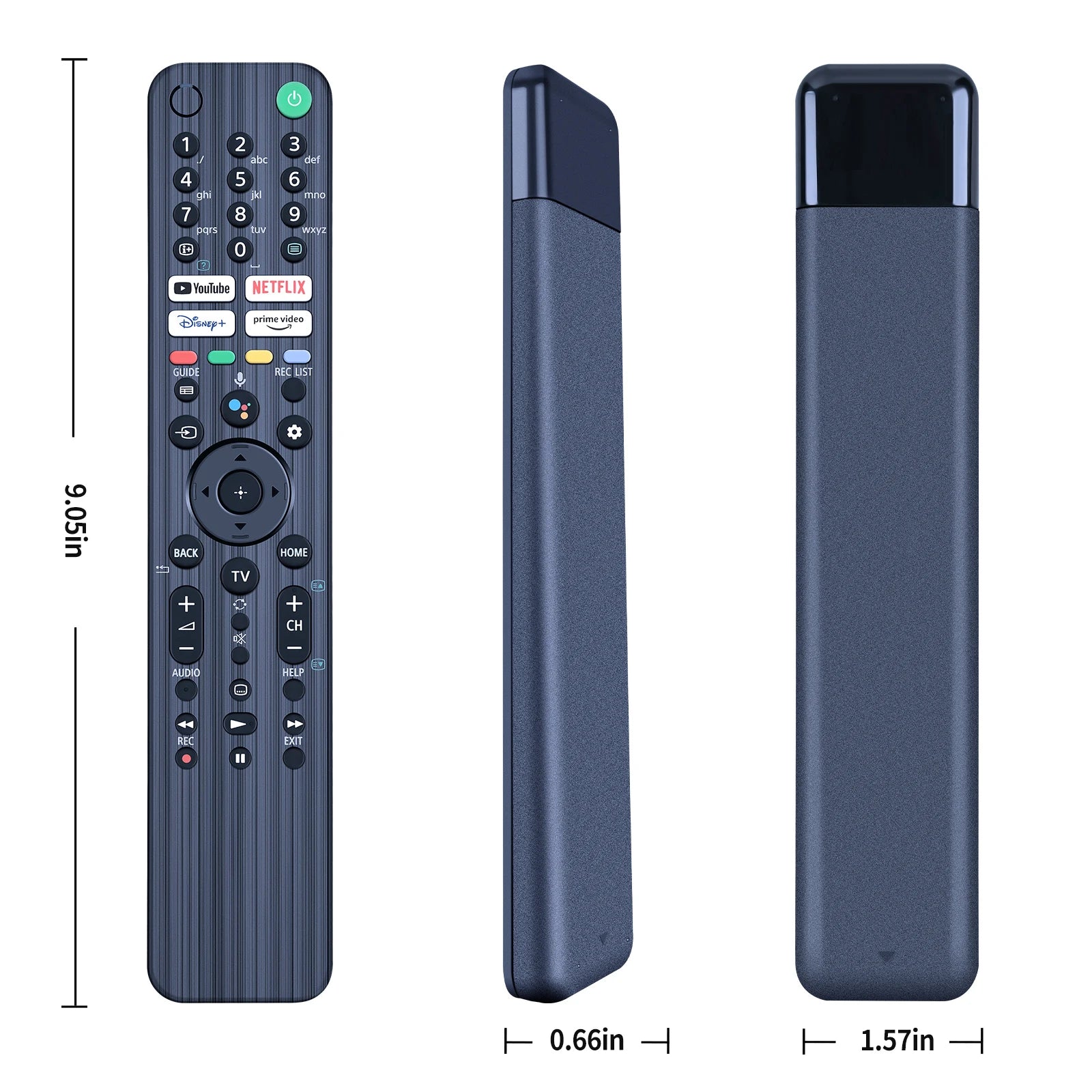 Original Sony RMF-TX520E Remote Control Replacement for Sony Smart TVs KD-65X80J, KD-75X80J