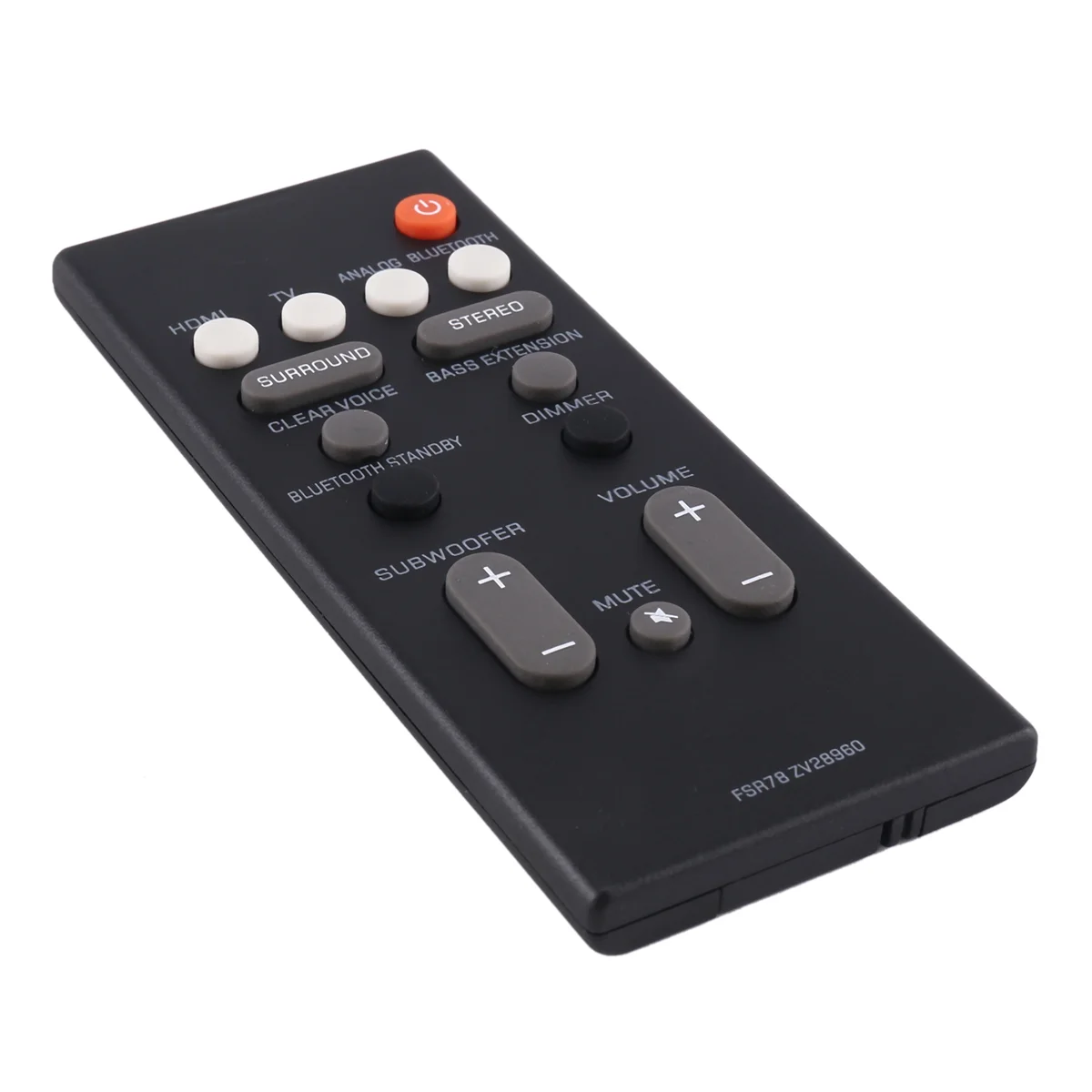 Remote Control FSR78 ZV28960 for Yamaha Bluetooth Soundbar System YAS-106 YAS-207 ATS-1060 YAS-107 ATS-1070