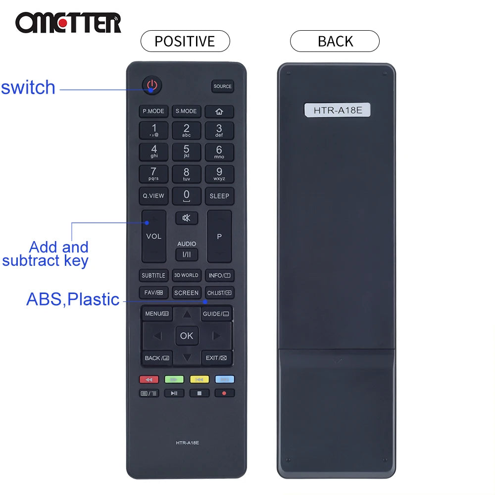 New Suitable for Haier TV Remote Control HTR-A18E HTR-A18H HTR-A18M HTR-A18L LE22M600CF LE24M600CF